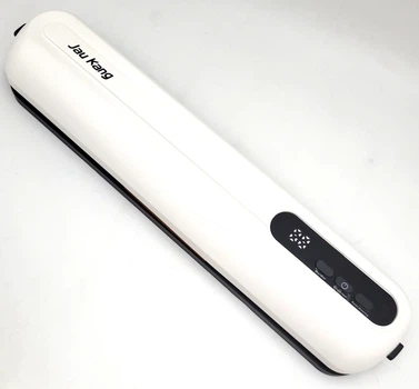 Вакуумний пакувальник акумуляторний USB Вакууматор для вологих та сухих продуктів, м'яса, овочів, зелені для тривалого зберігання із запаюванням 38×8см пакети до 30см UKC Vacuum Sealer