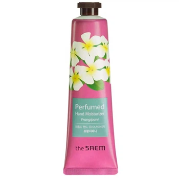Крем для рук парфюмированный с экстрактом красного жасмина Perfumed Hand Moisturizer Frangipani 30 мл The Saem