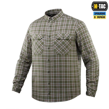 Рубашка M-Tac Lumberjack Cotton Shirt Olive/Grey Размер M/R