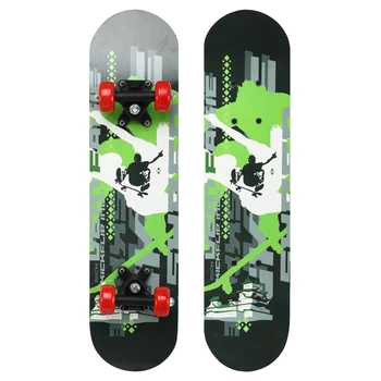 Скейтборд деревянный Мини 23" SP-Sport SK-2406 черный-серый