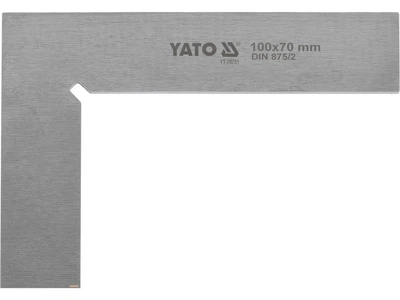 Kątownik ślusarski YATO 100 x 70 mm kl. II (YT-70751)