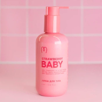 Крем для зволоження тіла Strawberry Baby, Mary Babe, 250 г (MBA-60279)