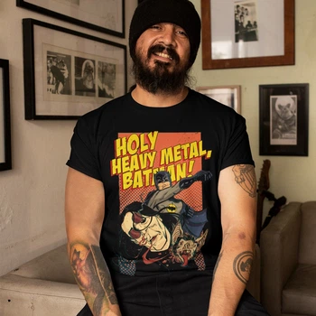 Футболка унісекс Ozzy Osbourne (Holy Heavy Metal Batman) 2XL чорний