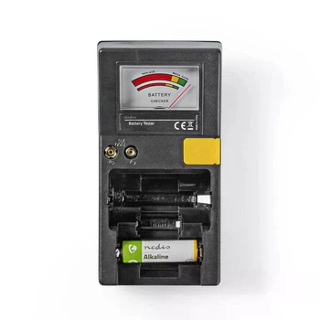 Тестер батарейок Nedis BATE110 для елементів AAA AA C D 9V та CR2032