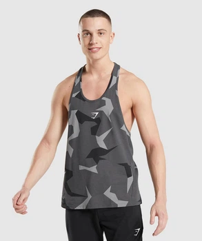 Спортивная майка Gymshark Critical Stringer Tank Top Men’s Black M