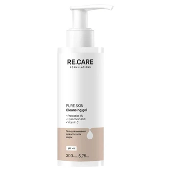 Гель для вмивання для всіх типів шкіри RECARE Pure Skin Cleansing Gel, 200 мл