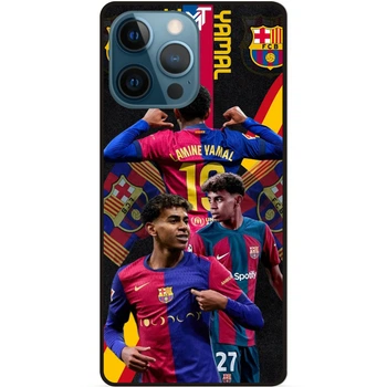 Чехол силиконовый бампер Candy для Iphone 13 Pro с рисунком Ламин Ямаль Lamine Yamal Barcelona