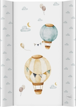 Mata do przewijania Ceba Baby Basic miękka profilowana Balloons 50 x 70 cm (5907672342344)