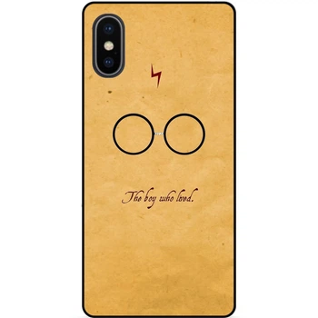 Силиконовый бампер чехол Candy для Iphone XS Max с рисунком Гарри Поттер Harry Potter Очки