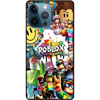 Силиконовый чехол Candy для Iphone 14 Pro с рисунком Роблокс Roblox