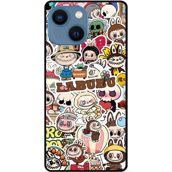 Силиконовый чехол бампер Candy для Iphone 15 с картинкой Лабубу Labubu