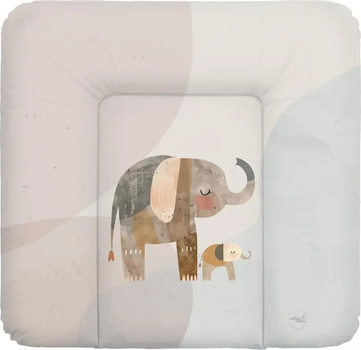 Mata do przewijania Ceba Baby Basic miękka Elephant Family 75 x 72 cm (5907672345383)