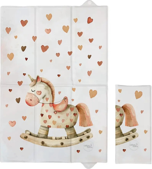 Mata do przewijania skladana Ceba Baby Basic Rocking Horse 40 x 60 cm (5907672346656)