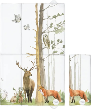 Mata do przewijania skladana Ceba Baby Basic duża Woodland 50 x 80 cm (5907672342351)