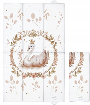 Матрац сповивальний складаний Ceba Baby Basic великий Glamour Style 50 x 80 см (5907672345574)