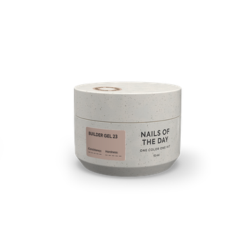 Гель строительный Nails Of The Day Builder Gel №23 холодный нюд, 15 мл