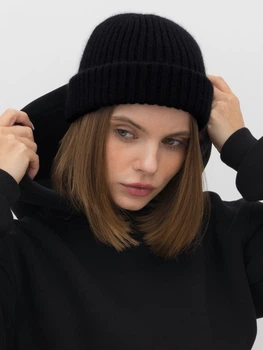 Шапка Malisa Мідл 15-1816-LT-218 One Size Чорна