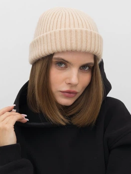 Шапка Malisa Мідл 15-1816-LT-69 One Size Крем-брюле