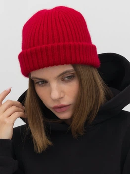 Шапка Malisa Мідл 15-1816-LT-31 One Size Вишнева