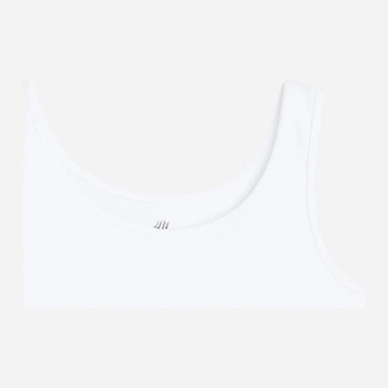 Подростковая майка для девочки H&M 628425001c31 158-164 см Белая (KC1000000053174)