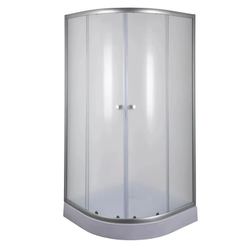 Душевая кабина с низким поддоном Mixxus PLAIN SCT02-90x90x195-FB SATIN матовое стекло 4мм (MI6896)