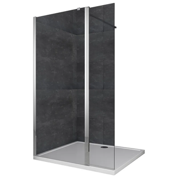 Душова перегородка Koer Sr SP03-30x200-TR-01 Walk-In (рухома.частина) прозоре скло Easy Clean 8мм, хром KR5399
