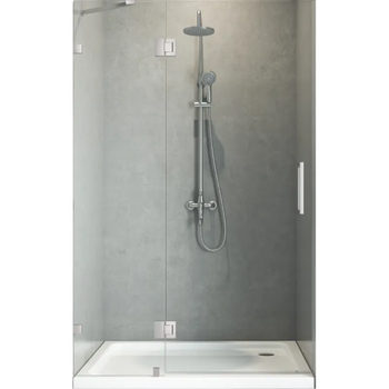 Двері в нішу Koer SR SD04-120×200-TR-01 прозоре скло Easy Clean 10мм, хром (KR5387)