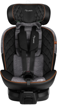 Автокрісло Nukido Prestige Line 0-36 кг ISOFIX Чорно-сіре (5903890626631)