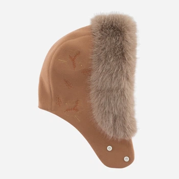 Капор жіночий Vilss Decor Chash/Fox Decor Conerentola Fur VL2117-40-4-v99 One Size Кемел/Кава