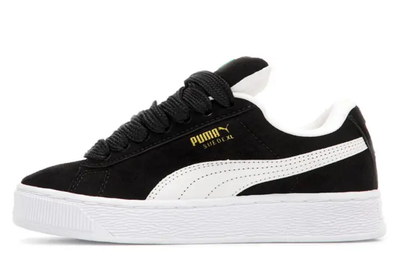 Кросівки чоловічі Suede XL Black White натуральна замша класичний стиль розмір 41 стелька 26 см