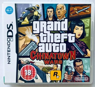 Картридж для Nintendo DS - Grand Theft Auto Chinatown Wars + бумажная карта, английская версия, Б/У