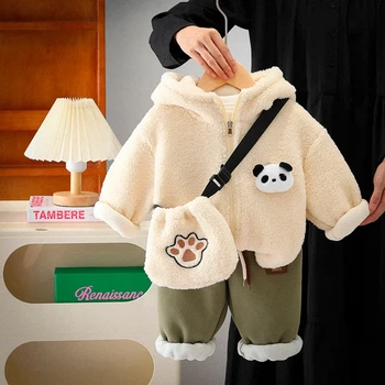 Детский костюм «Velvet Panda» Бежевый 104–110 см