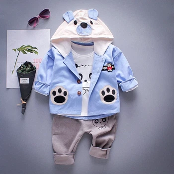 Дитячий костюм "Cuddle Cub" Блакитний 104–110 см