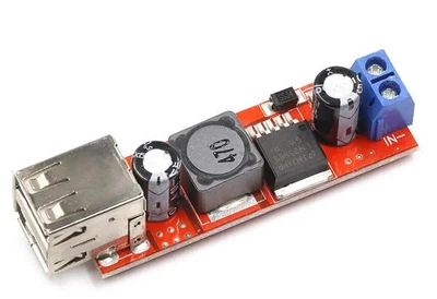 Понижающий преобразователь LM2596 с USB, конвертер DC-DC