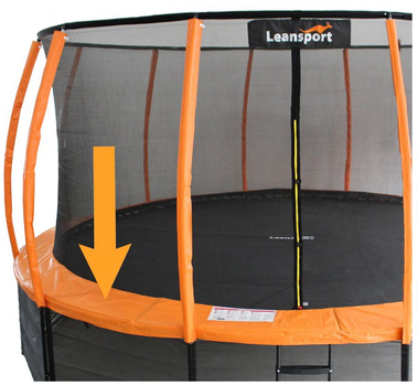 Захисний чохол для пружин LEAN Toys Sport для батута серії Best 305 см 10 футів Помаранчевий (5908275996675)