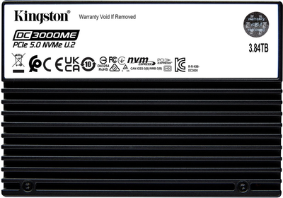 SSD диск Kingston DC3000ME 3.84TB U.2 PCIe 5.0 x4 3D eTLC (SEDC3000ME/3T8)