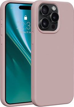 Панель Etteri Silicone Case do Apple iPhone 15 Pro 6.1 Light pink (GSM183543)