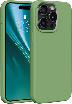 Панель Etteri Silicone Case do Apple iPhone 15 Pro Max 6.7 Light green (GSM183490)