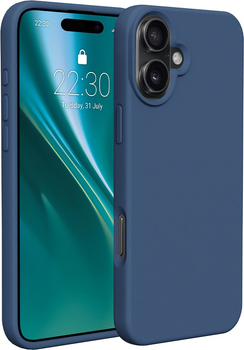 Панель Etteri Silicone Case do Apple iPhone 16 Plus 6.7 Dark blue (GSM187061)