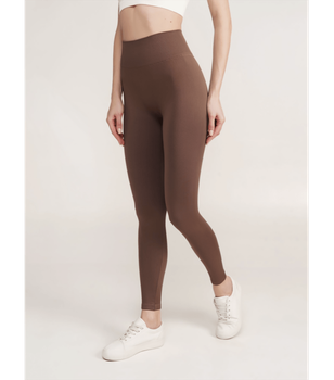Спортивные бесшовные леггинсы RIB 02 - Giulia - LEGGINGS RIB 02 - L/XL - Deep Taupe