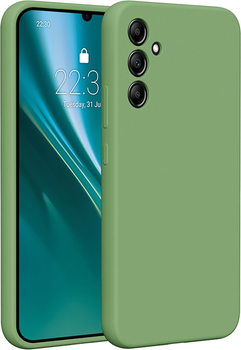 Etui plecki Etteri Silicone Case do Samsung Galaxy A34 5G Light green (GSM183486)