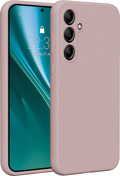 Etui plecki Etteri Silicone Case do Samsung Galaxy A35 5G Light pink (GSM183537)