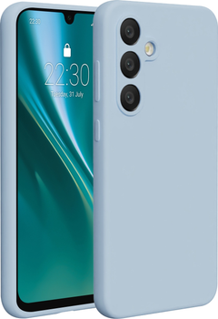Etui plecki Etteri Silicone Case do Samsung Galaxy A36 5G Light blue (GSM190281)