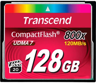 Карта памяти Transcend CompactFlash CF 800 128GB (TS128GCF800)