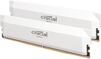 Pamięć RAM Crucial DDR5-6400 65536MB PC5-51200 (Kit of 2x32768) Pro Overclocking White (CP2K32G64C40U5W)