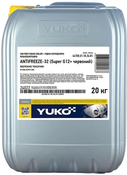 Антифриз Yuko -32 Super G12+ 20 л Червоний (4823110405468)