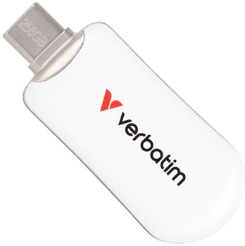 Флеш пам'ять USB Verbatim Plectra 256GB USB Type-C White (0023942302308)