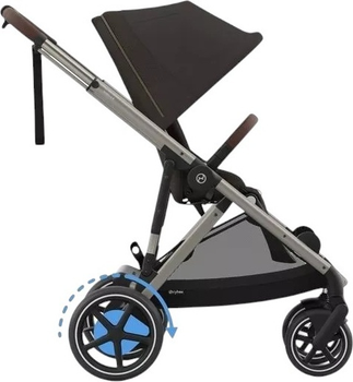 Wózek spacerowy elektryczny Cybex eGazelle S Chocolate Brown 525000175 (4063846511648)