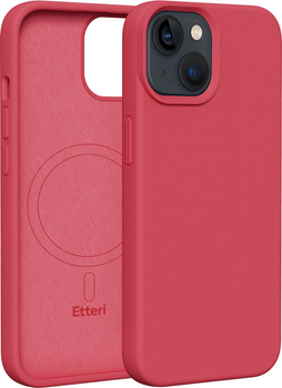 Панель Etteri Silicone Mag do Apple iPhone 13 6.1 Raspberry (GSM185999)
