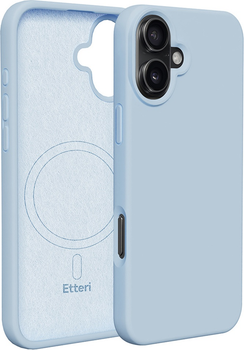 Панель Etteri Silicone Mag do Apple iPhone 16 6.1 Light blue (GSM186009)